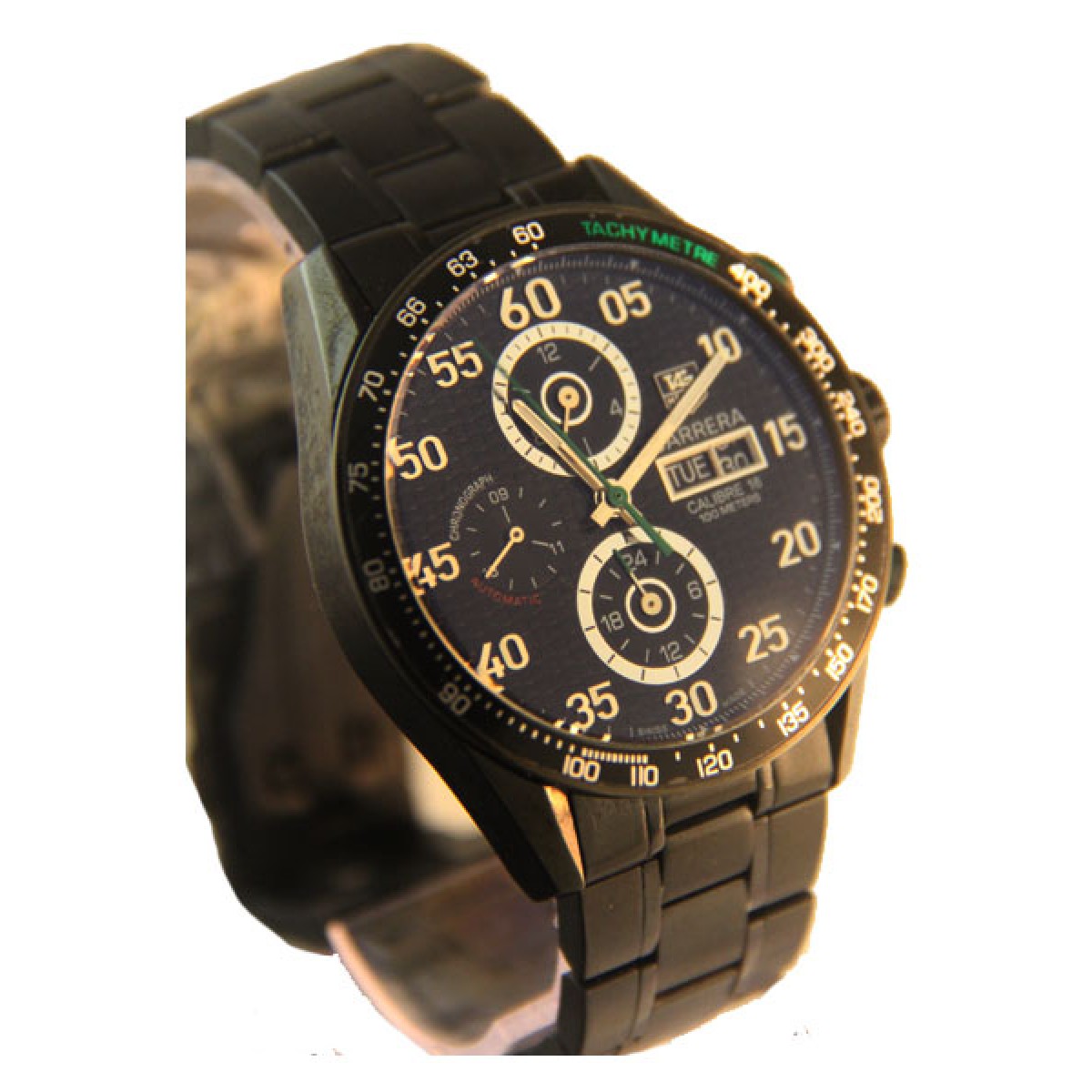 relogio tag heuer verde