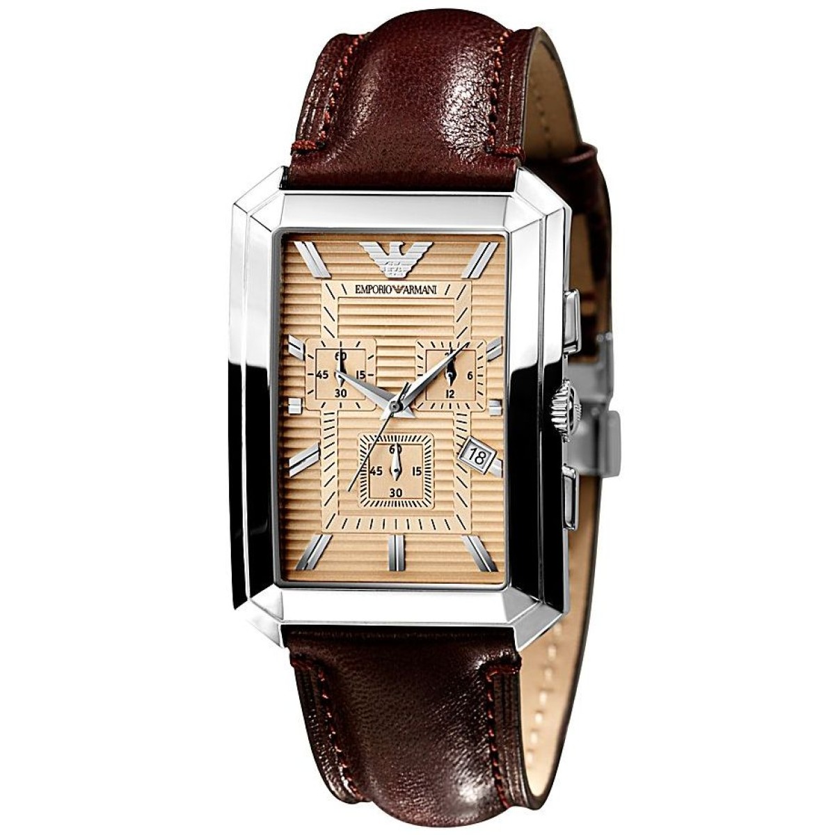 Emporio armani shop rectangular watch