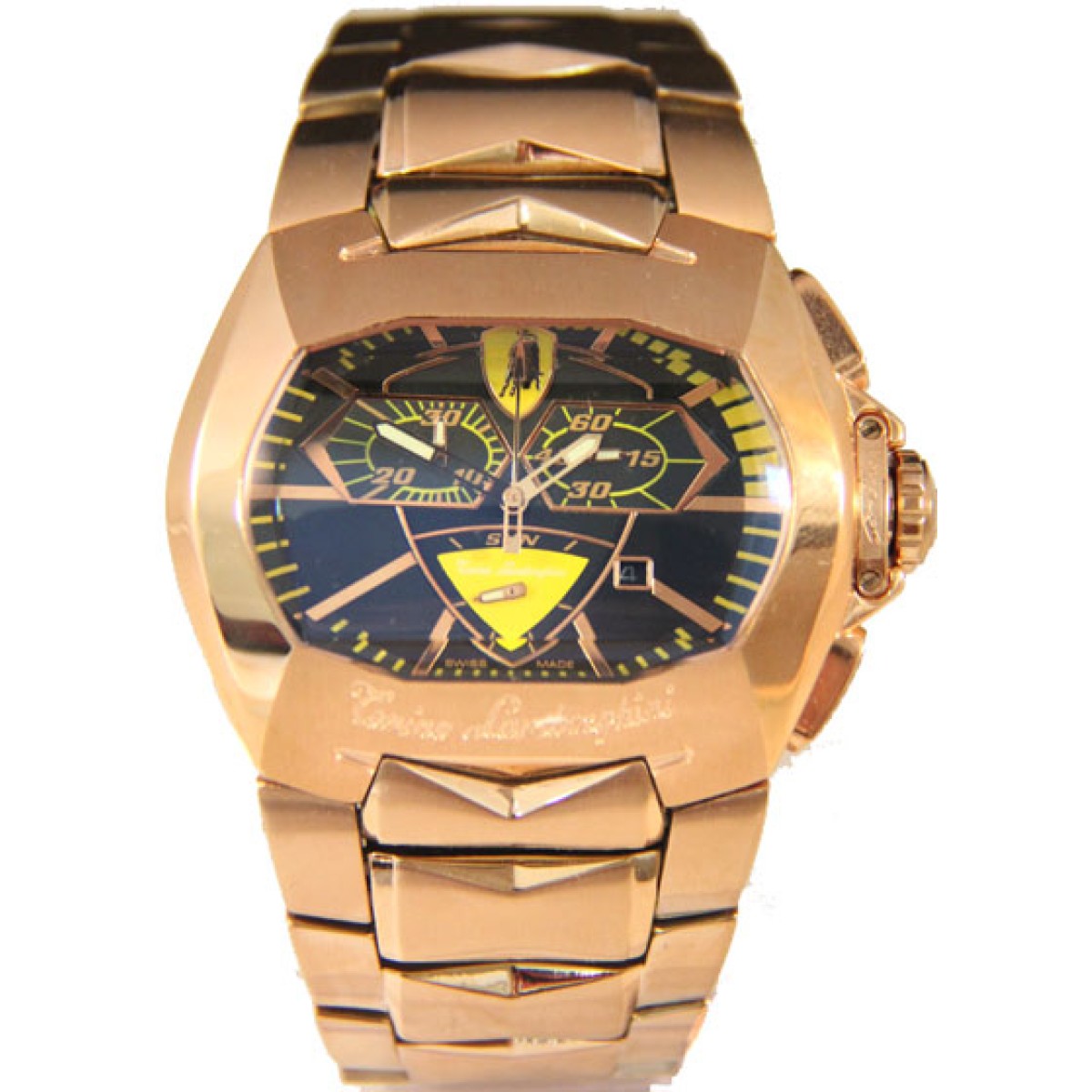 Relógio Réplica Lamborghini Tonino Rose Black Frente