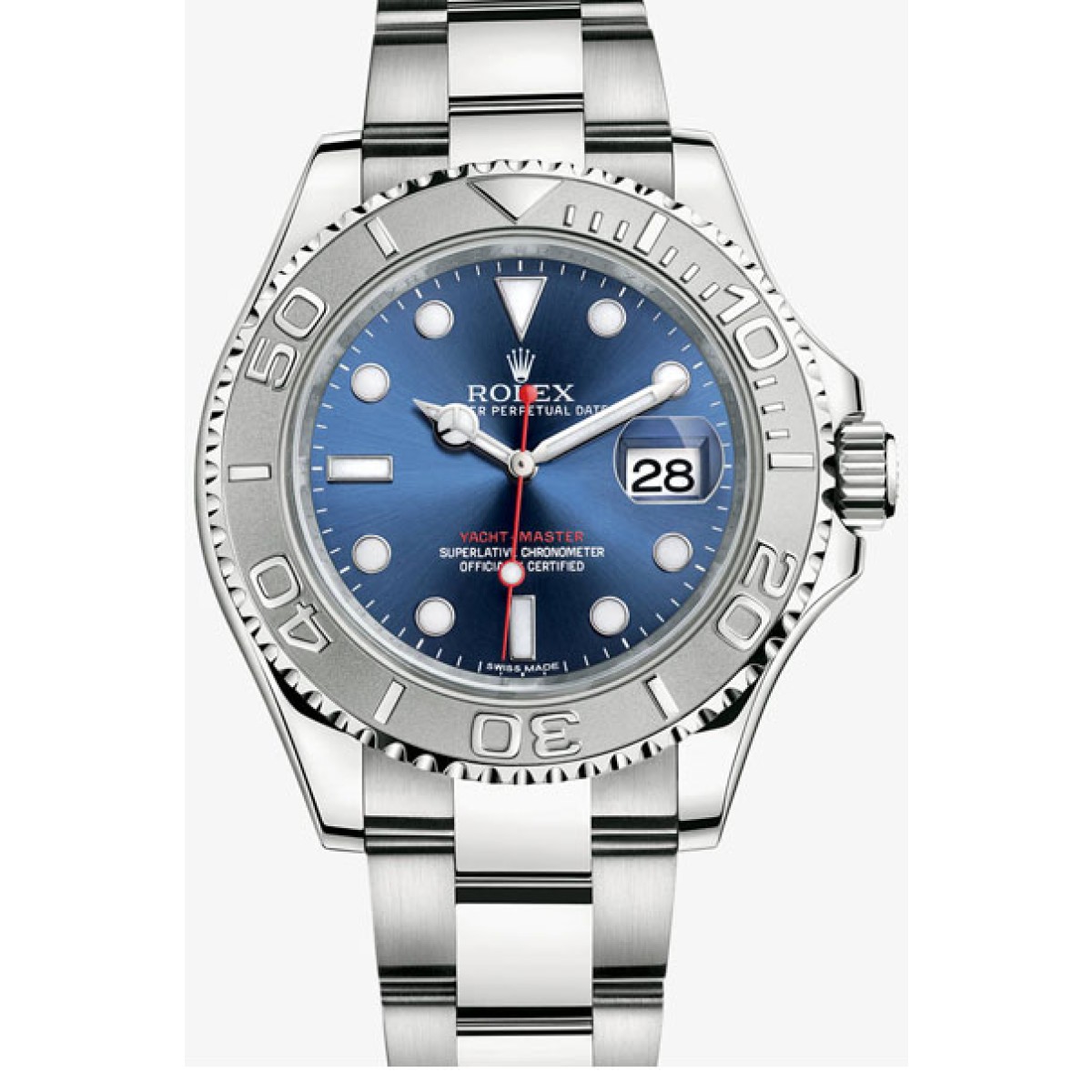 fake rolex yacht master blue face