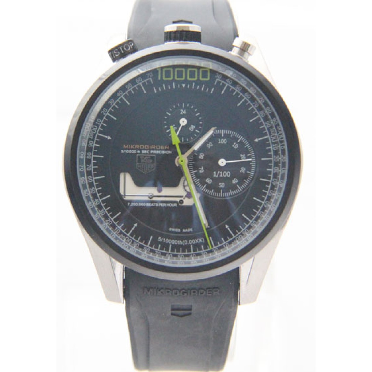 Rel gio R plica Tag Heuer Mikrogirder 10000 Verde Promo o