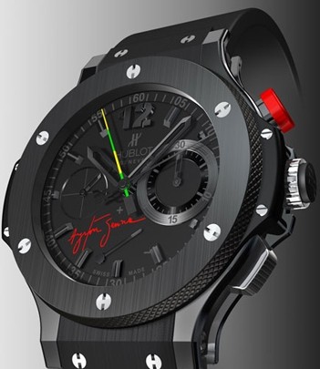 Relógio Réplica Hublot Big Band Black Ceramic Ayrton Senna