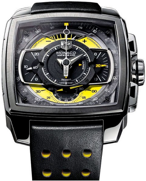 Relógio Réplica Tag Heuer Mikrograph Yellow 