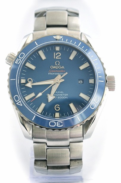 Relógio Réplica Omega Planet Ocean Ceramic Blue