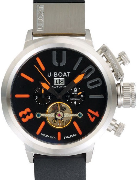 Relógio Réplica U-Boat U-1001 Laranja