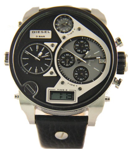 Relógio Diesel DZ Preto e Prata