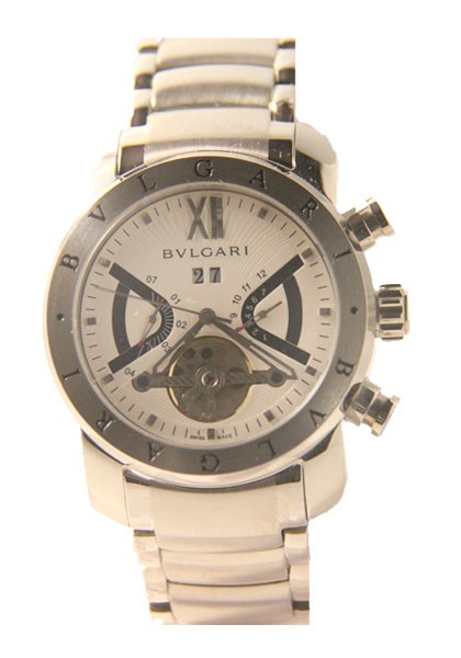 Relógio Réplica Bulgari Homem de Ferro Automatico White