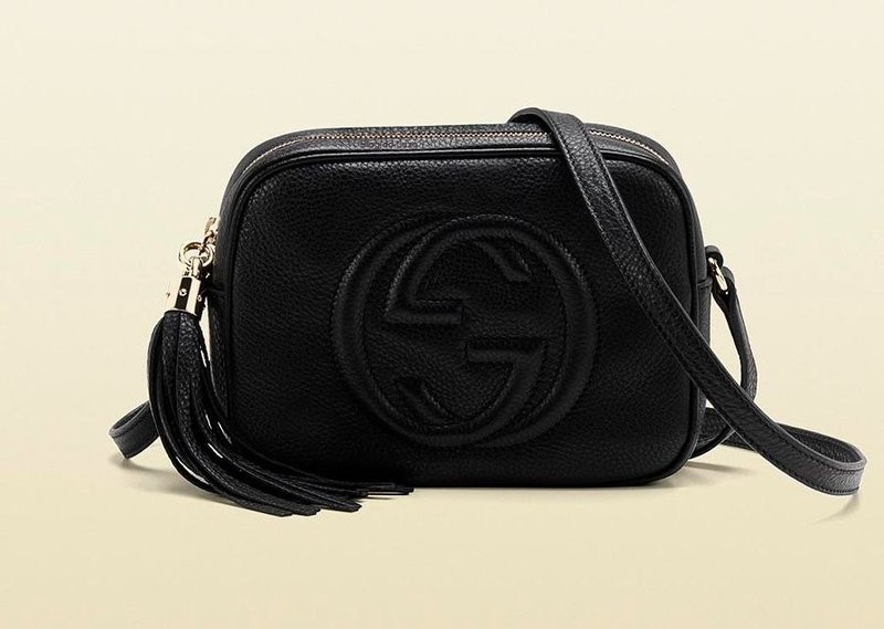 Réplica de Bolsa Gucci Soho Disco Preta