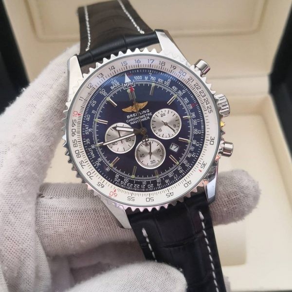 Réplica de Relógio Breitling Navitimer  Couro