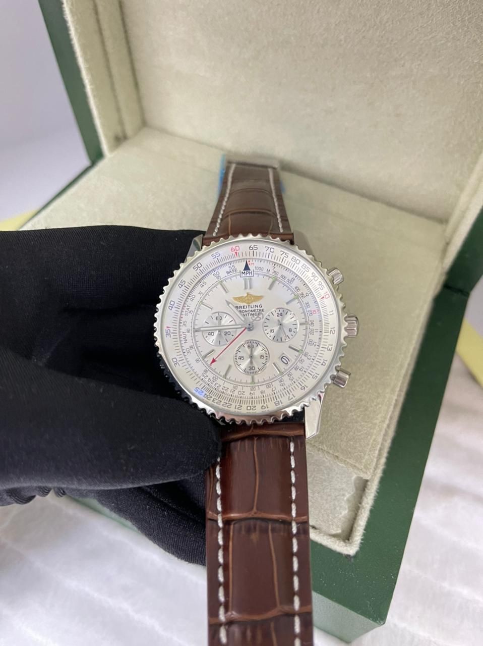 Réplica de Relógio Breitling Navitimer  Couro 