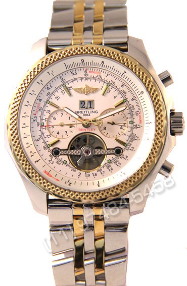 Relógios Réplica Breitling Bentley 1884 White