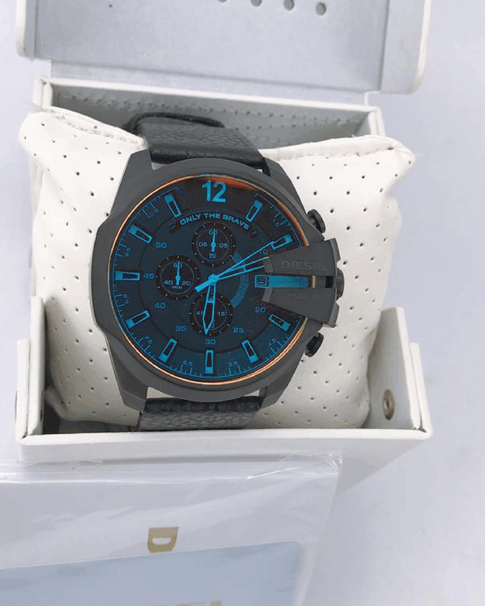 Réplica de Relógio Diesel 10 Bar Couro