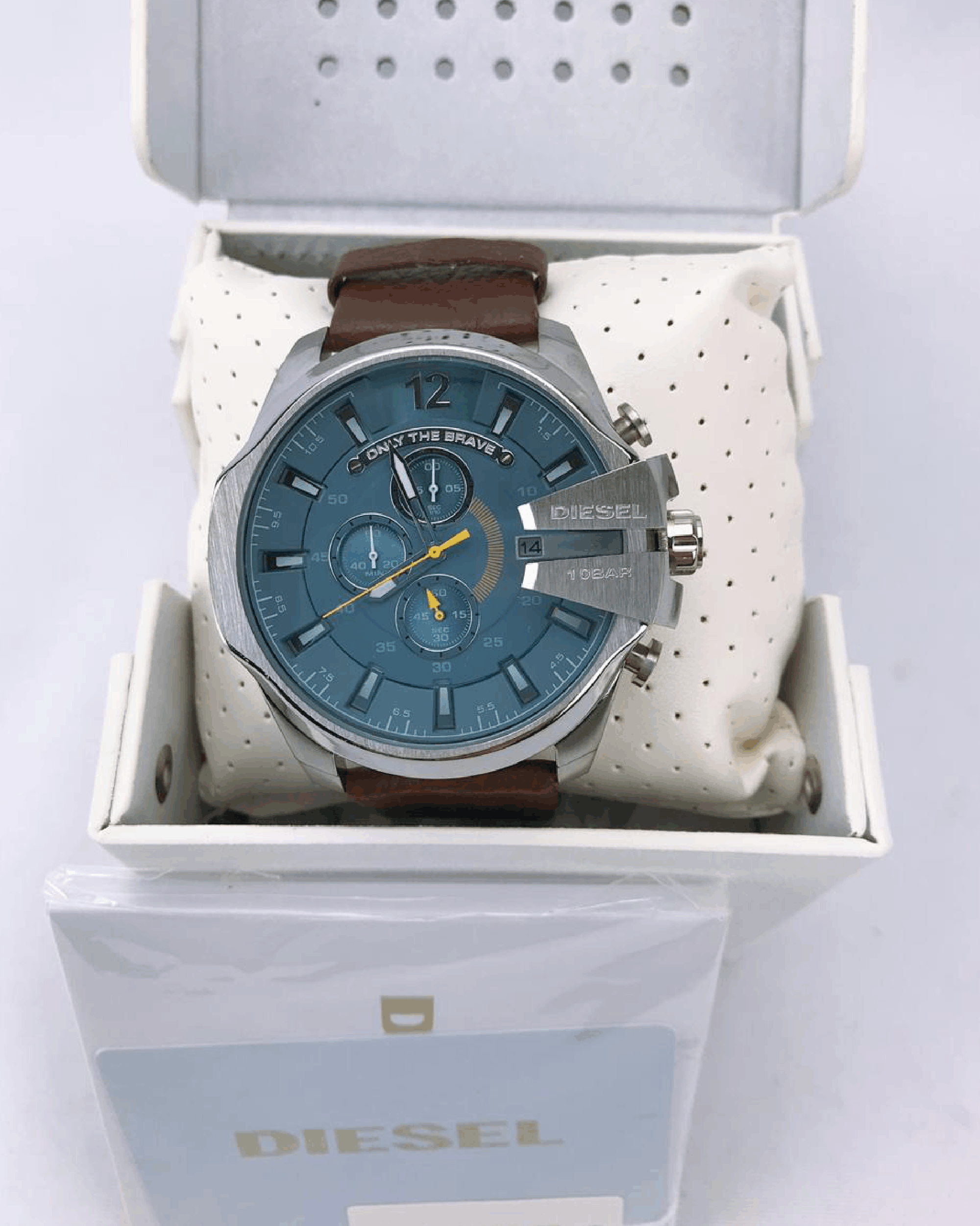 Réplica de Relógio Diesel 10 Bar Couro