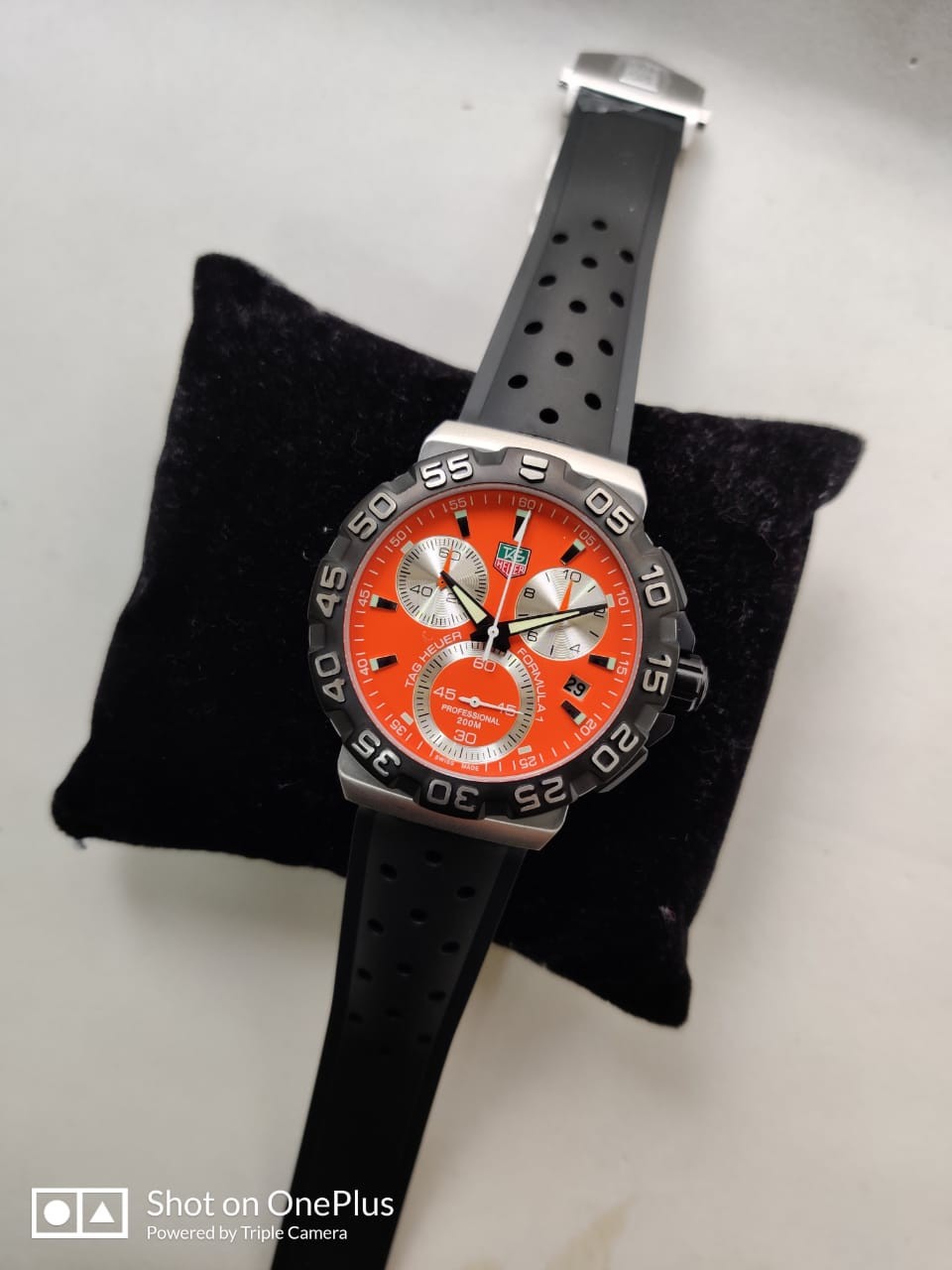 caixa relogio tag heuer