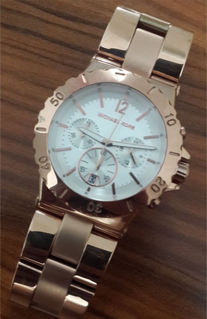 Relógio Réplica Michael Kors Rose Branco