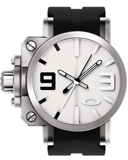 Relógio Réplica Oakley Gearbox Silver White