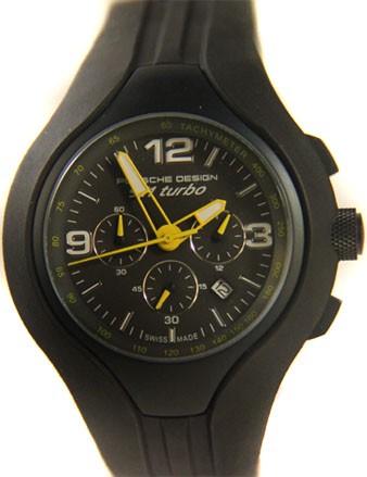 Relógio Réplica Porsche Design 911 Turbo Black Yellow