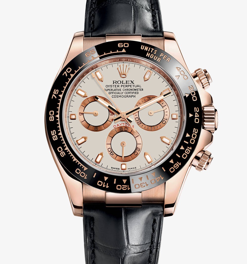 Relógio Réplica Rolex Cosmograph Daytona Everose Gold