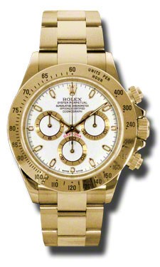 Relógio Réplica Rolex Daytona Dourado Branco