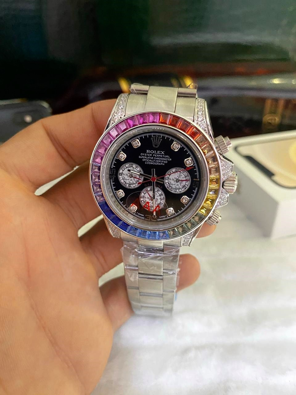 Relógio Réplica Rolex Daytona Diamonds