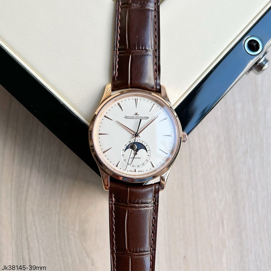  SUPER CLONE MÁQUINA ETA -JAEGER-LECOULTRE MASTER ULTRA THIN MOON ROSE 39MM