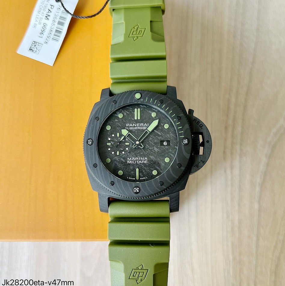  SUPER CLONE MÁQUINA ETA - PANERAI SUBMERSIBLE MARINA MILITARE 47MM
