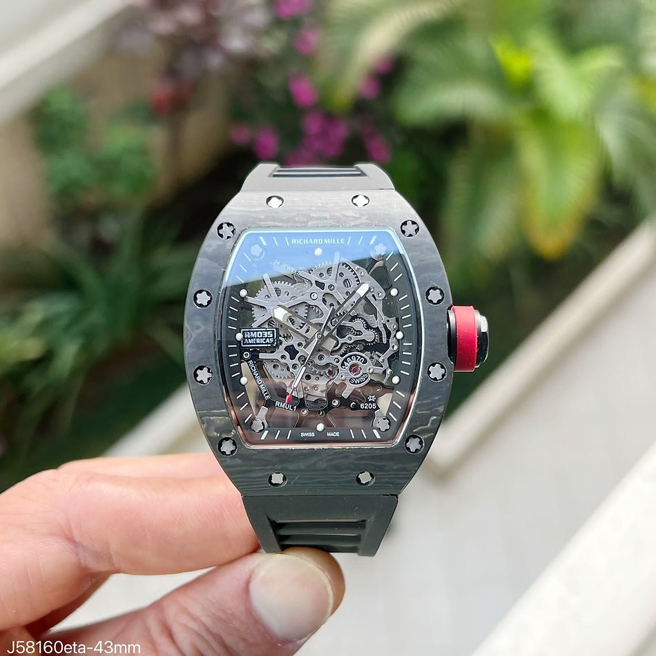  SUPER CLONE MÁQUINA ETA - RICHARD MILLE RM 035-02 CARBONO AMERICAS