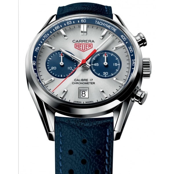 Relógio Réplica Tag Heuer Carrera 17 Titanium New Blue