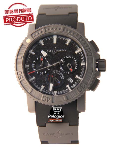 Relógio Réplica Ulysse Nardin Titanium Black Limited