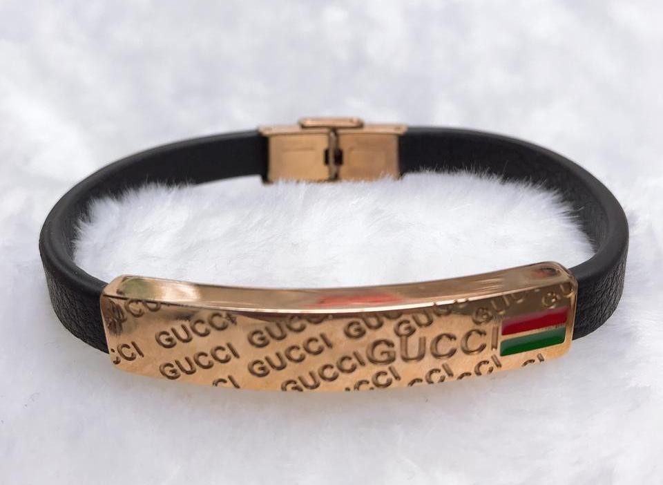 Réplica de Pulseira Gucci - Couro