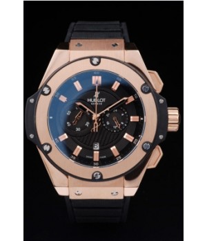 Relógio Réplica Hublot King Power Dourado