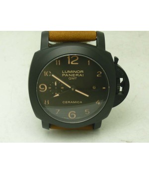 Frente Panerai Luminor Toubillon GMT Cerâmica