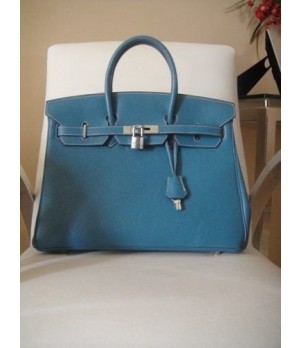 Réplica de Bolsa Hermes Birikin - Azul