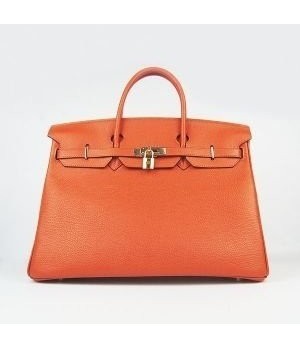 Réplica de Bolsa Hermes Birkin - Laranja