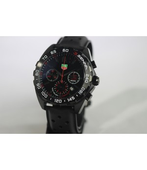 Réplica de Relógio Tag heuer Airton senna Preto