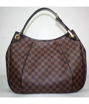 Réplica de Bolsa Louis Vuitton Galliera Damier Ebene GM - couro