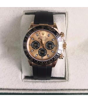 Réplica de Relógio Rolex Daytona - Borracha - Várias cores