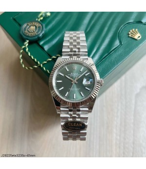 SUPER CLONE MÁQUINA ETA - ROLEX DATEJUST VERDE JUBILEE 41MM