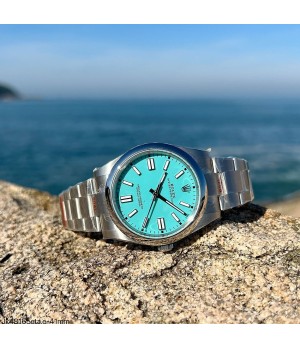 SUPER CLONE MÁQUINA ETA - ROLEX OYSTER PERPETUAL TIFFANY 41MM