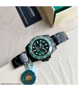  SUPER CLONE MÁQUINA ETA - ROLEX SUBMARINER VERDE BLAKEN 40MM