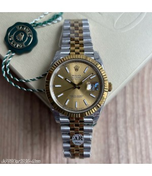  SUPER CLONE MÁQUINA ETA -ROLEX DATEJUST JUBILEE 41MM