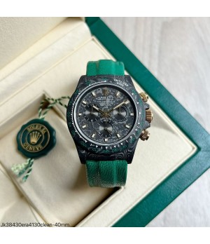 SUPER CLONE MÁQUINA ETA - ROLEX DAYTONA DIW CARBONO 40MM VERDE