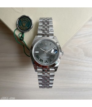 SUPER CLONE MÁQUINA ETA - ROLEX DATEJUST WIMBLEDON JUBILEE 41MM