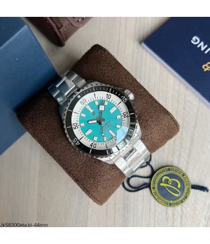  SUPER CLONE MÁQUINA ETA - BREITLING SUPEROCEAN 44MM TIFFANY BLUE