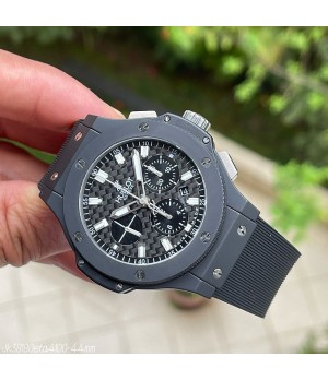  SUPER CLONE MÁQUINA ETA - HUBLOT BIG BANG PRETO 44MM