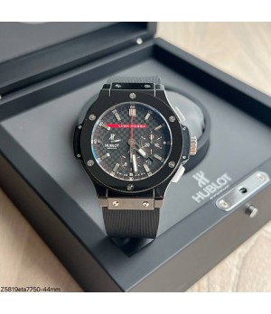  SUPER CLONE MÁQUINA ETA - HUBLOT BIG BANG PRETO LUNA ROSSA 44MM