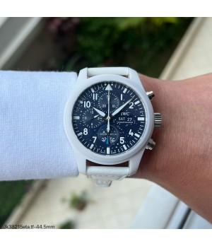  SUPER CLONE MÁQUINA ETA -IWC BIG PILOT INSPIRATION4 BRANCO 44MM