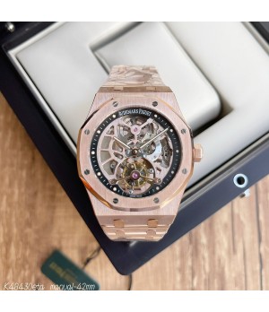  SUPER CLONE MÁQUINA ETA - AUDEMARS PIGUET ROYAL OAK 42MM ROSE TOURBILLON