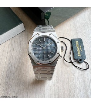  SUPER CLONE MÁQUINA ETA - AUDEMARS PIGUET ROYAL OAK 39MM JUMBO AZUL