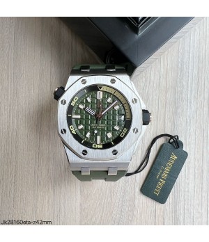  SUPER CLONE MÁQUINA ETA - AUDEMARS PIGUET ROYAL OAK OFFSHORE DIVER VERDE 42MM